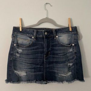 American Eagle super super stretch X denim skirt